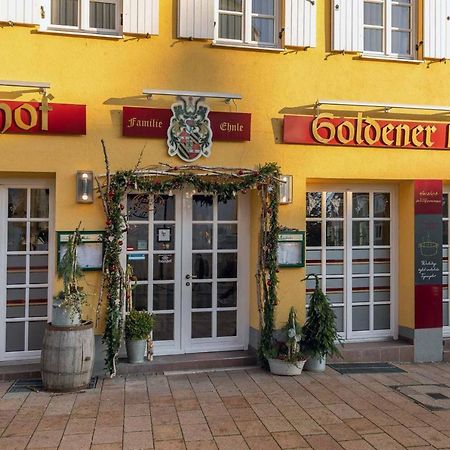 Hotel Restaurant Goldener Hirsch Donauwoerth Exterior foto